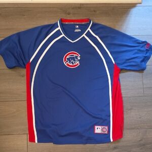 Majestic Blue and Red Cubs Jersey